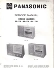 Panasonic Service Manual RE-716,RE-726,RC-736. Fixed Price $22.99.