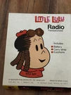 Vintage Little Lulu Portable Solid State Radio 1972 Gund Original Box. Fixed Price $125.00.