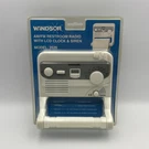 Vintage Windsor Am/fm Restroom Radio Toilet Paper Holder Lcd Clock And Siren Nos. Fixed Price $33.15.