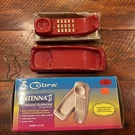 Cobra Intenna Ii Vintage Cordless Telephone Model CP-702 Red 80S 90S Rare. Fixed Price $19.98.