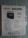 Sharp FV-24U Service Manual Original Repair Book Radio 5 Band 12 Pages Fm Uhf. Fixed Price $27.50.