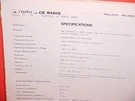 1981 Realistic Cb Radio Service Shop Manual Model Navaho TRC-490 (21-1583). Fixed Price $44.99.