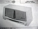 Arvin 956T1 (chassis 1.42400) Radio Photofact. Fixed Price $6.50.