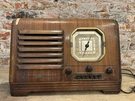 Antique 1939 Air King 912 Songbird Push-buttons Art Deco Wood Tube Radio Works. Fixed Price $99.00.
