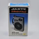 Vintage Juliette Am Solid State Pocket Radio APR-304 Powered Nib. Fixed Price $9.95.