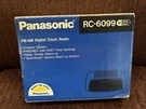 Panasonic RC-6099 Am/fm Dual Alarm Clock Radio Vintage White New Box. Fixed Price $69.99.
