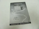 Vintage Original Oem Admiral Fm-am Table Radio Manual Operating Insturctions. Fixed Price $11.99.