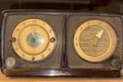Vintage Sears Roebuck Silvertone Tube Radio Mid Century 50'S- Clock Works. Fixed Price $60.00.