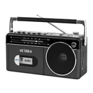 Victrola Mini Bluetooth Boombox With Cassette Player, Recorder And Am/fm Radio. Fixed Price $59.99.