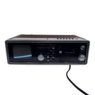 Vintage 80S Sharp 3T-57A Brown Tv Radio Digital Clock Wood Grain Rare Retro. Fixed Price $374.99.