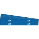 Brady 7006-4-PK Pipe MARKER,ADHESIVE,WHITE,AIR,PK5 781WR4. Fixed Price $14.90.