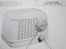 Arvin 242T & 243T (chassis RE-251) Radio Photofact. Fixed Price $6.50.