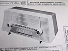 Motorola 5T24GW-1, 5T24WN-1, 5T25B-1, 5T25M-1, 5T25MC-1, HS-628 Radio Photofact. Fixed Price $6.50.