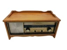 Vintage Montgomery Wards Airline 1756A Am/fm Tabletop Radio Wooden Cabinet Works. Fixed Price $39.99.