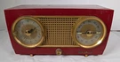 Vintage Rca Victor"golden Throat" Clock Radio Tube 4-C-541 Red/gold Asis. Fixed Price $79.99.