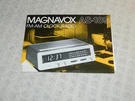 Vintage Magnavox Fm Am Clock Radio Instruction Manual AS-189. Fixed Price $9.99.