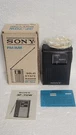 Vintage Sony 3F-70W 8 Transistor Am/fm Radio White W/ Case & Original Box/manual. Fixed Price $110.00.