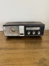 Lloyds Brown Silver Wired Solid State 2 Speaker Alarm Clock Am Radio Tested. Fixed Price $11.20.