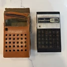 Vintage Philco Pocket Radio MODEL#T61124 SN#44614 With Case- Not Tested. Fixed Price $39.96.