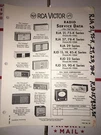 Rca Victor Radio Service Data File 1967 #23 Rja 21 27 29 75K 78K Rjd 35 90K. Fixed Price $18.00.
