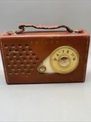 Vintage Philco T4-124 1958 Transistor Radio Leather Case Untested. Fixed Price $80.00.
