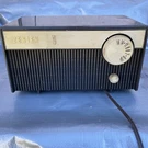 Vintage Zenith Tube Radio Am Model 5F05 Black Untested. Fixed Price $30.00.