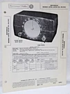 Vintage Sams Photofact Folder Radio Parts Manual Motorola Models 6X11U 6X12U. Fixed Price $14.95.