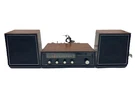 Vintage Silvertone Transistor Radio By Sears Model 2048 Rosewood + Speakers. Fixed Price $25.00.