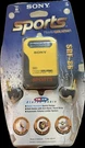New Sealed Sony SRF-85 Sports Walkman Fm/am Radio Yellow Vintage Nos. Fixed Price $199.00.