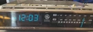 Vintage Alarm Clock Radio 7-4646A Woodgrain Am Fm Blue Display Tested. Fixed Price $30.00.
