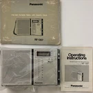 Nos Vintage Panasonic Radio RF-087 Am Fm Quartz Alarm Clock Battery Operated. Fixed Price $150.00.