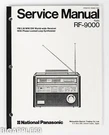 **very Scarce** Service Manual Panasonic RF-9000 Shortwave Am Fm Radio #1. Fixed Price $124.95.