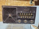 1953 Emerson Model 756B Am Vacuum Tube Radio Bakelite Brown Case Good Knobs Cord. Fixed Price $77.90.