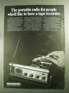 1968 Panasonic RF-7270 Royalaire Radio/tape Recorder. Fixed Price $17.99.