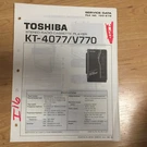 Original Toshiba Service Manual For Kt Cassette Players Etc Select One. Fixed Price $7.98.