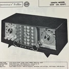 1957 Zenith Clock Radio Z519 Wire Schematic Repair Manual Sam Photofact Vtg. Fixed Price $9.99.
