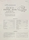 Standard Model SR-100 Cassette Recorder Service Manual. Fixed Price $15.00.