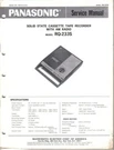 Panasonic Service Manual For RQ-233S. Fixed Price $22.99.