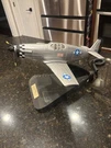 P-51 Mustang Fighter Aircraft Telephone Desk Plane Gun Sound Ringer. Fixed Price $20.00.