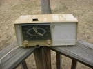 Rca Victor Filteramic Model C-4EM Clock Radio Beige Atomic Space Age 1957-59. Fixed Price $95.00.
