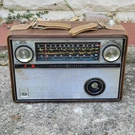 Vintage General Electric World Monitor P-990A 17 Transistor 5 Band Radio (parts). Fixed Price $15.00.