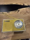 Panasonic Model 1241 Am Transistor Radio Works Yellow. Fixed Price $40.00.