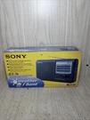 New Sony ICF-36 Portable 4BAND Fishing Radio Weather/tv/am/fm +original Box. Fixed Price $49.99.