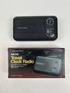 Vintage Realistic Am/fm Travel Clock Radio Shack # 12-1517 Tested With Box. Fixed Price $16.70.