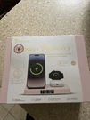 Xo Poppy 4-IN-1 Power Charging Station Wireless & Digital Alarm Clock New Box. Fixed Price $25.00.