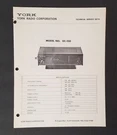 York Model DC-100, Am-fm Clock Radio Technical Service Data. Fixed Price $14.99.