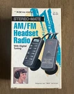 Realistic 12-171 Stereo Mate Digital Am/fm Headset Radio Folding Vintage Nib. Fixed Price $26.95.