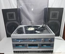 Vtg Sears Roebuck Stereo Am/fm Radio Cassette 8 Tape Turntable Record Player. Fixed Price $165.00.