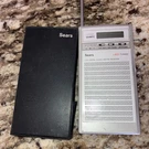 Working Radio Vintage Super Slim Sears 564 24160050 Am/fm "lcd Portable Pocket.. Fixed Price $50.00.