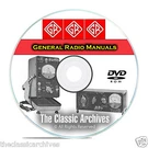 General Radio Service, Maintenance, & Operating Manuals, 341 Total Cd Dvd. Fixed Price $10.97.